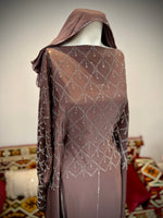 Jubbiya Waterfall Eid Abaya With Matching Scarf & Inner Belt
