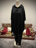 Jubbiya Eid Ramadan Embellished Loose Abaya (Pockets + Scarf Attached)