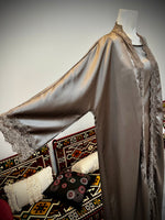 Deluxe Lace Detail 2pcs Slip Abaya Jacket Set