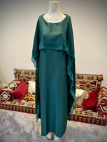 Jubbiya Premium Lace Detailed Abaya (Inner Tie)