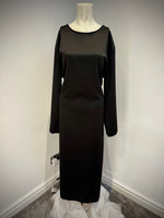Jubbiya Maleficent Plissé (Pleated) Style Abaya (2 Piece)