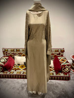 Jubbiya Fallen Butterfly Kaftan Abaya Embellished Stone Work