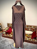 Jubbiya Waterfall Eid Abaya With Matching Scarf & Inner Belt