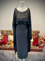 Jubbiya Premium Lace Detailed Abaya (Inner Tie)