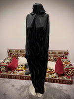 Jubbiya Eid Ramadan Embellished Loose Abaya (Pockets + Scarf Attached)