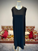 Jubbiya Embelished Stonework 2 Piece Abaya With Pockets