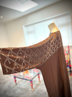 Jubbiya Waterfall Eid Abaya With Matching Scarf & Inner Belt