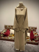 Jubbiya Fallen Butterfly Kaftan Abaya Embellished Stone Work