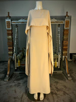 Ladies Pearl Scarf Abaya