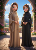 Jubbiya Prayer Abaya With Scarf Attached